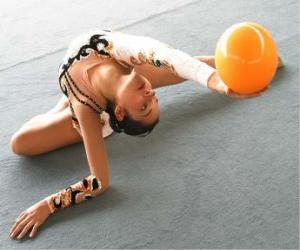 Puzzle Ρυθμική Γυμναστική - Μπάλα ή άσκηση μπάλα